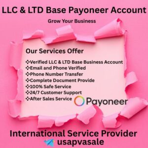 Buy Verified Payoneer business Account