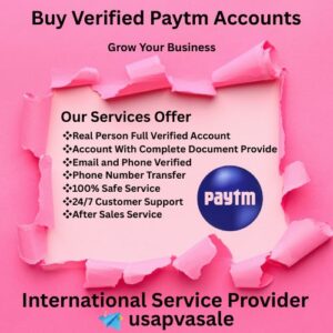 Buy Verified Paytm Accounts
