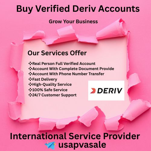 Buy Verified Deriv Accounts
